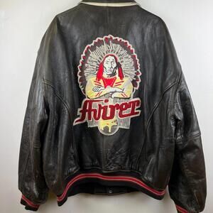 Avirex | Jackets & Coats | Avirex Nitro Run Varsity Leather Jacket